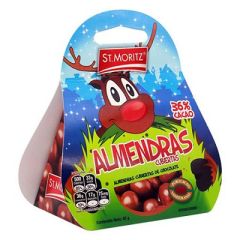 ALMENDRAS ST MORITZ CUBIERTAS DE CHOCOLATE 85G