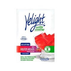 GELATINA YELIGHT DE FRUTOS ROJOS 12G