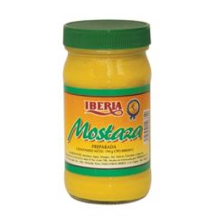 MOSTAZA IBERIA FRASCO VIDRIO 185G       