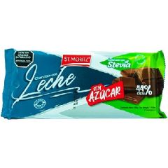 CHOCOLATE DE LECHE SIN AZÚCAR ST. MORITZ DE 100GRS