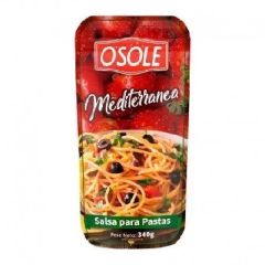 SALSA PARA PASTAS OSOLE MEDITERRANEA POUCH DE 340G