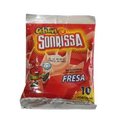 GELATINA SABOR FRAMBUESA SONRISSA FOIL 132G