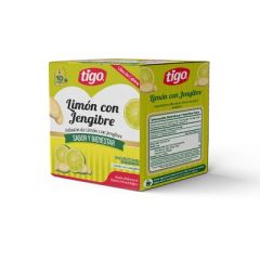 INFUSION TIGO DE LIMON CON JENGIBRE DE 10 BOLSAS