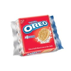 GALLETAS OREO DE VAINILLA X6 EMPAQUES INDIVIDUALES DE 32G C/U