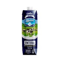 LECHE LIQUIDA ALPINA COMPLETA UHT 1L