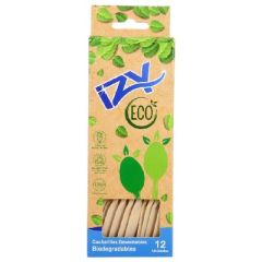 CUCHARAS DESECHABLES IZY ECOLOGICAS BIODEGRADABLES 12UN