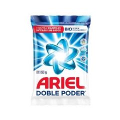 DETERGENTE EN POLVO ARIEL DOBLE PODER 850G