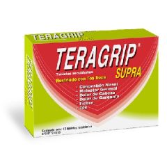 TERAGRIP SUPRA 650 MG X 10 TABLETAS RECUBIERTAS