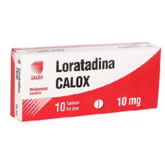 LORATADINA CALOX 10 MG X 10 TABLETAS