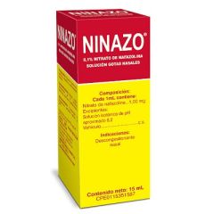 NINAZO 0,1% SOLUCION GOTAS NASALES X15ML