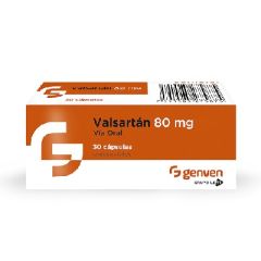 VALSARTAN GENVEN 80MG X 30 CAPSULAS