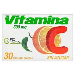 VITAMINA C FC PHARMA 500MG SIN AZUCAR X 30 CAPSULAS