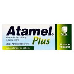 ATAMEL PLUS 500MG - 32MG X 10 TABLETAS