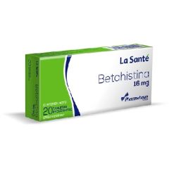 BETAHISTINA ELTER 16MG X 20 TABLETAS RECUBIERTAS