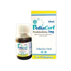 PEDIACORT 3MG SOLUCION ORAL PEDIATRICA X 60ML