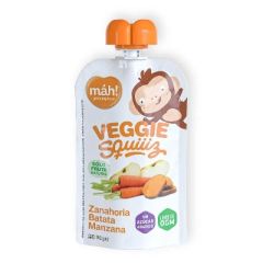 PURE DE ZANAHORIA BATATA Y MANZANA MAH VEGGIE SQUIZ 90G